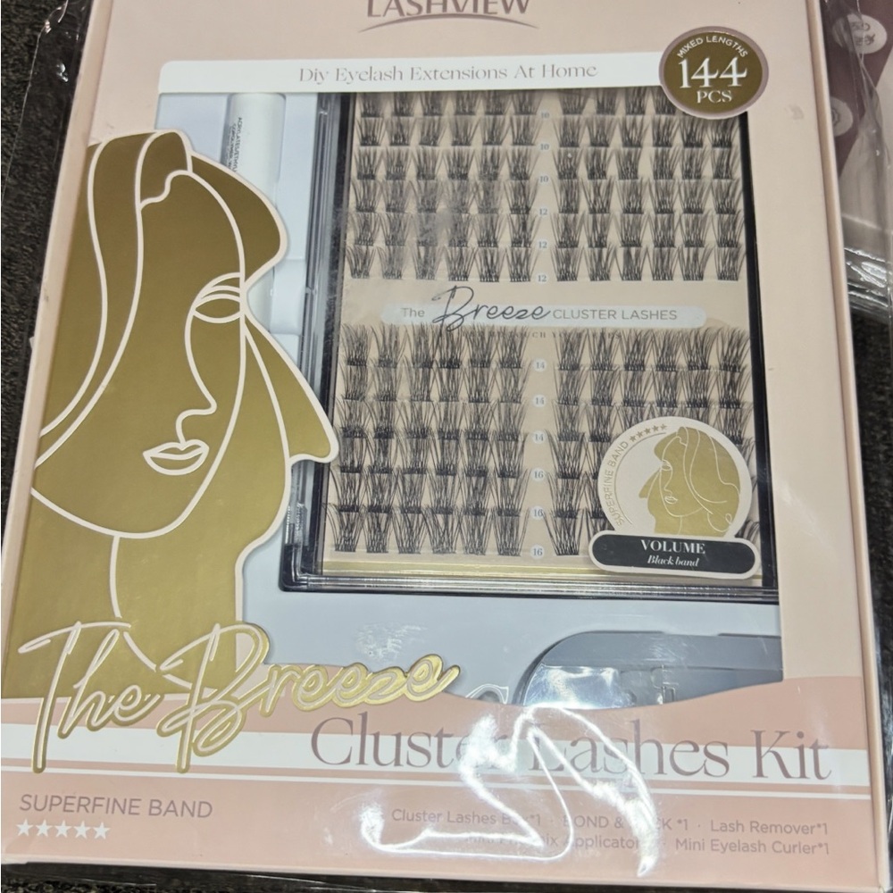 LashView The Breeze Cluster Lashes Kit